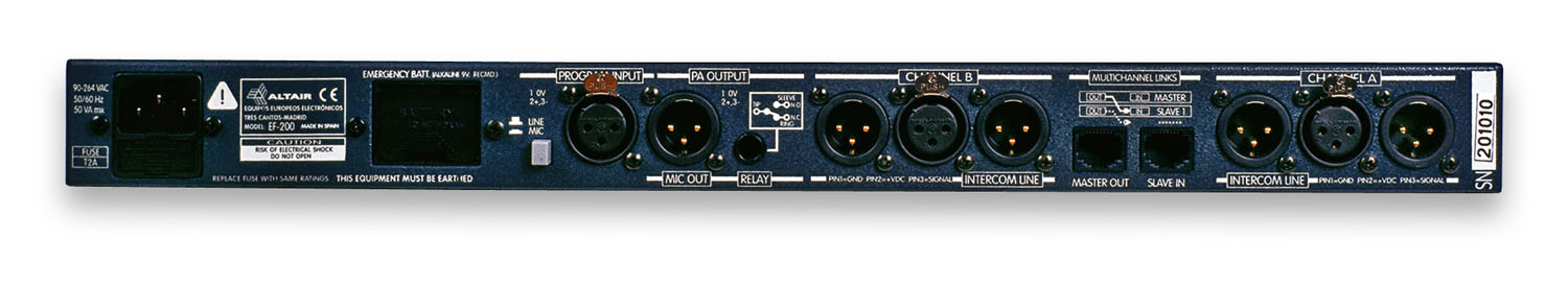 Altair EF-200 Dual Channel Master Station - 3