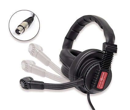 Altair AM-100S Daul-ear Headset w/ Rotatable Microphone XLR4