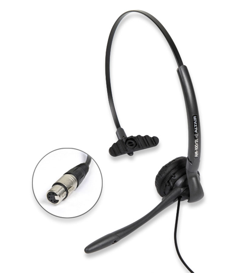 Altair AM-100/2L Single-ear Lightweight Headset XLR4