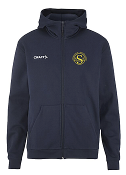 SSS Full Zip Hoodie, Navy Herr