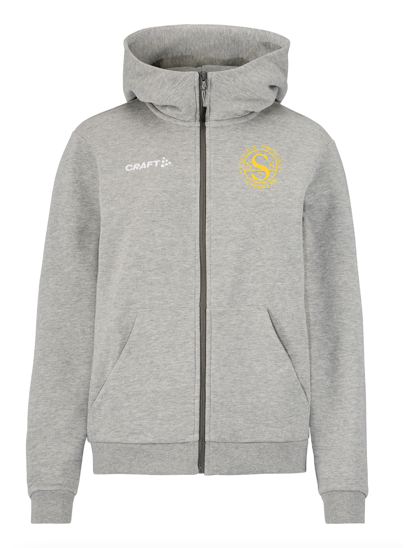 SSS-Supporter ZipHoodie Antracitgrå DAM