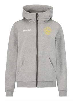 SSS-Supporter ZipHoodie Antracitgrå DAM