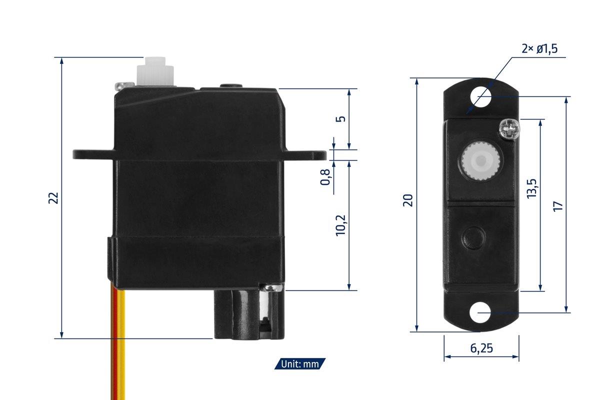 KAVAN GO-02 digital servo 1,8g - 2