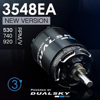 Borstlös motor Dualsky XM3548EA-10 V3 177gr 740KV