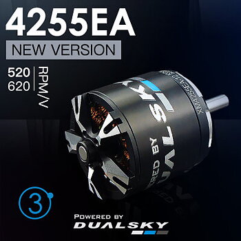 Borstlös motor Dualsky XM4255EA-10 KV:V3 620 270gr