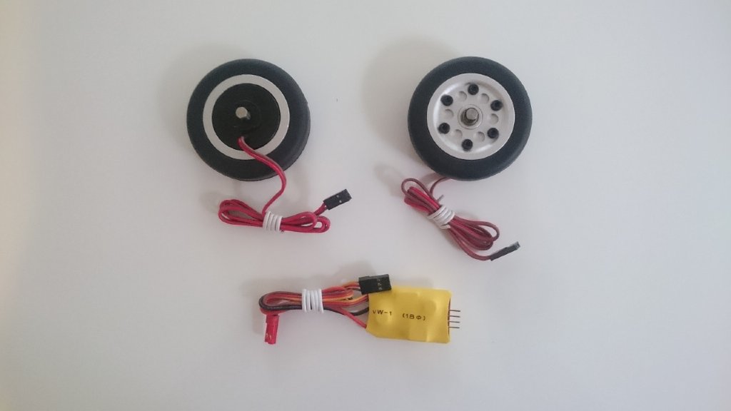 Hjul 55mm för JET/ EDF med elbromsar