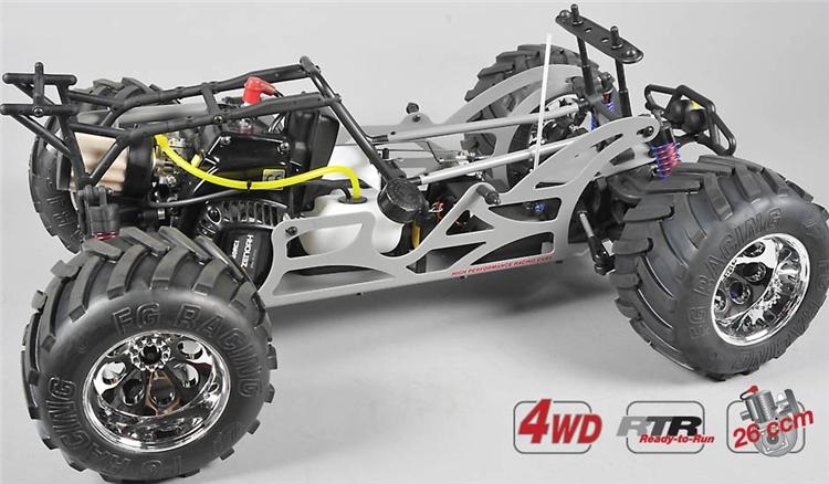 FG Monster Truck WB 535. 4WD. RTR. white body - 2