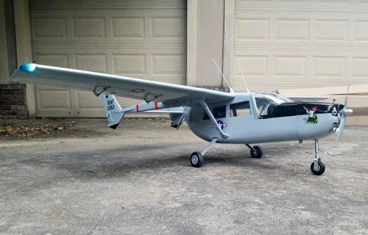 Seagull Cessna O-A2 Skymaster Military 1950mm .36-.46 ARF - 2