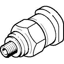 Festo M5 för 3mm slang - 6