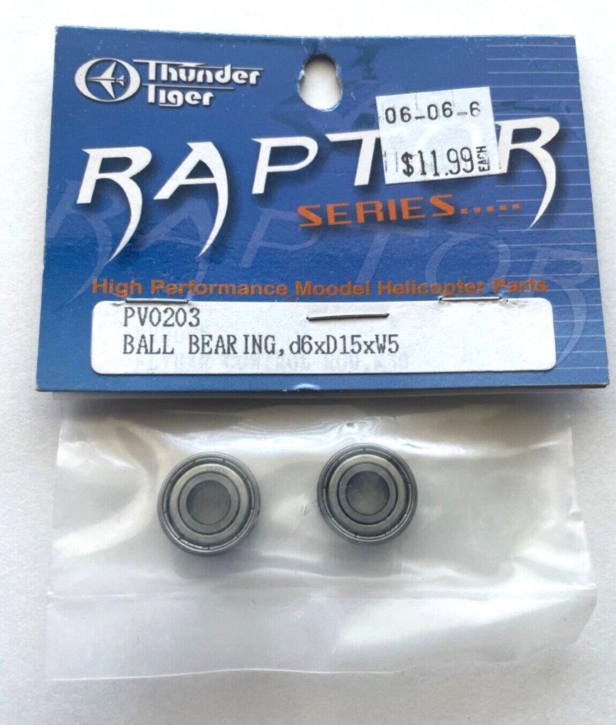 pv0203 Ball bearing. d6xD15xW5
