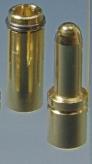 Guldpläterad 3.5 mm dia Hane/Hona MP - 2