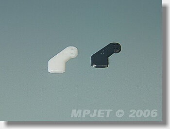 Roderhorn mikro med 1mm hål för link 2st