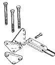 Roderhorn stora med 2.5mm hål för link 2st - 2
