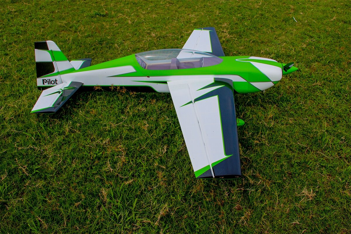 Pilot RC Extra NG 2290mm 60cc Green-White 90tum - 3