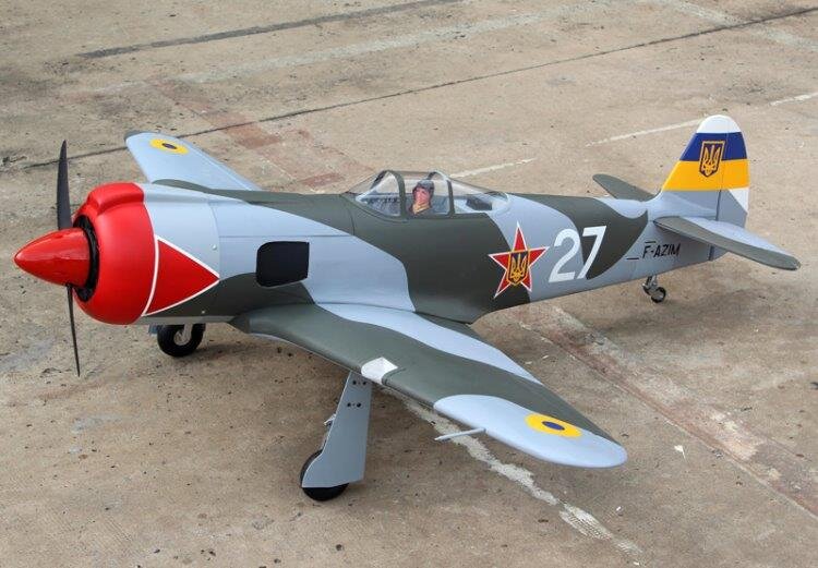 Seagull Yakovlev YAK-3 1600mm 20cc Gas utan landställ ARF