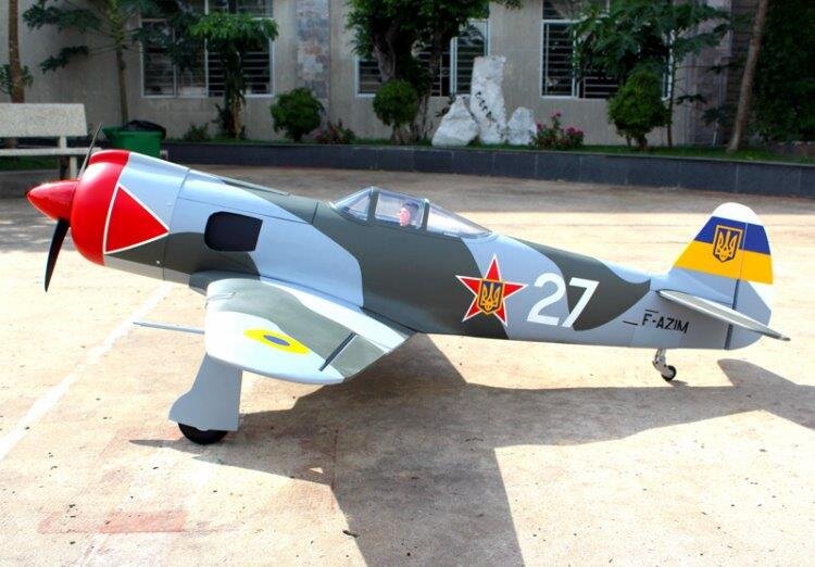 Seagull Yakovlev YAK-3 1600mm 20cc Gas utan landställ ARF - 3