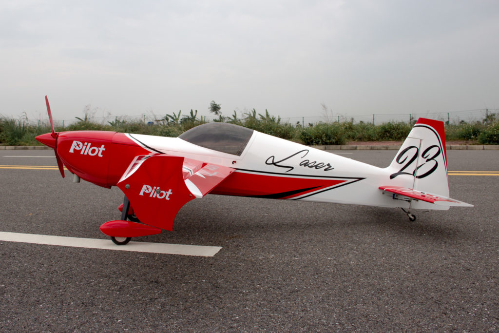 Pilot RC Laser 2240mm 60cc Red-White 88 inches - 4