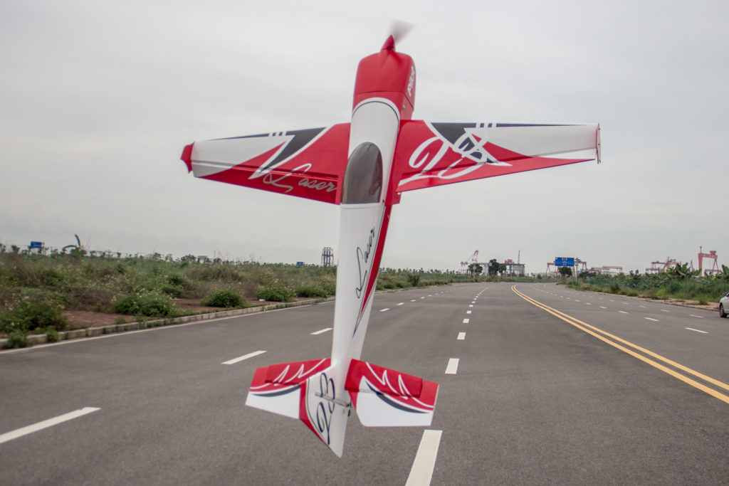 Pilot RC Laser 2240mm 60cc Red-White 88 inches - 5