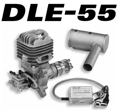 DLE-55 RA 2-T motor - 3