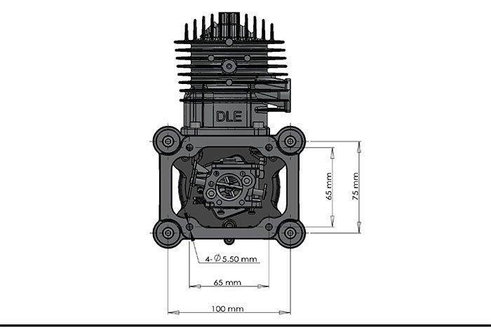 DLE 85cc Bensinmotor - 7