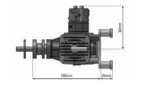 DLE 60cc Twin Bensinmotor - 6