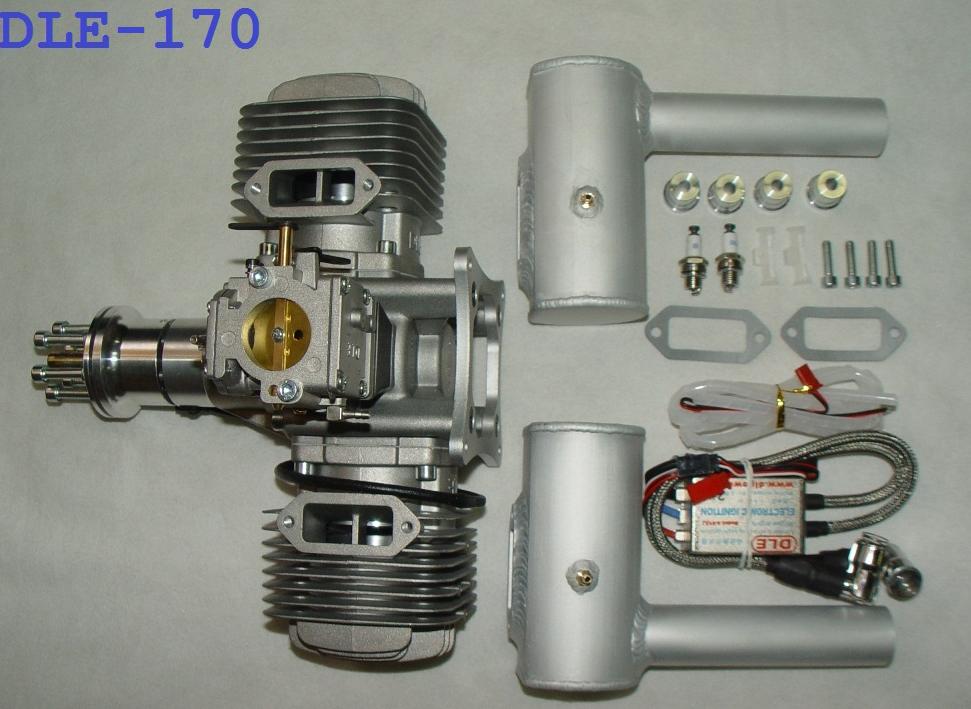 DLE-170 170cc boxer benzin motor - 7