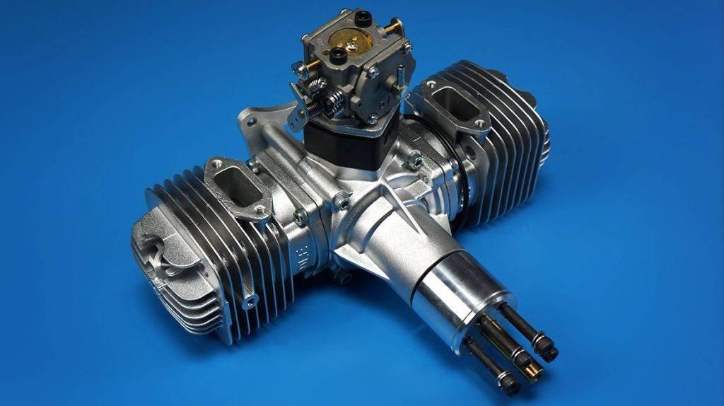 DLE-120 120cc boxer benzin motor - 2
