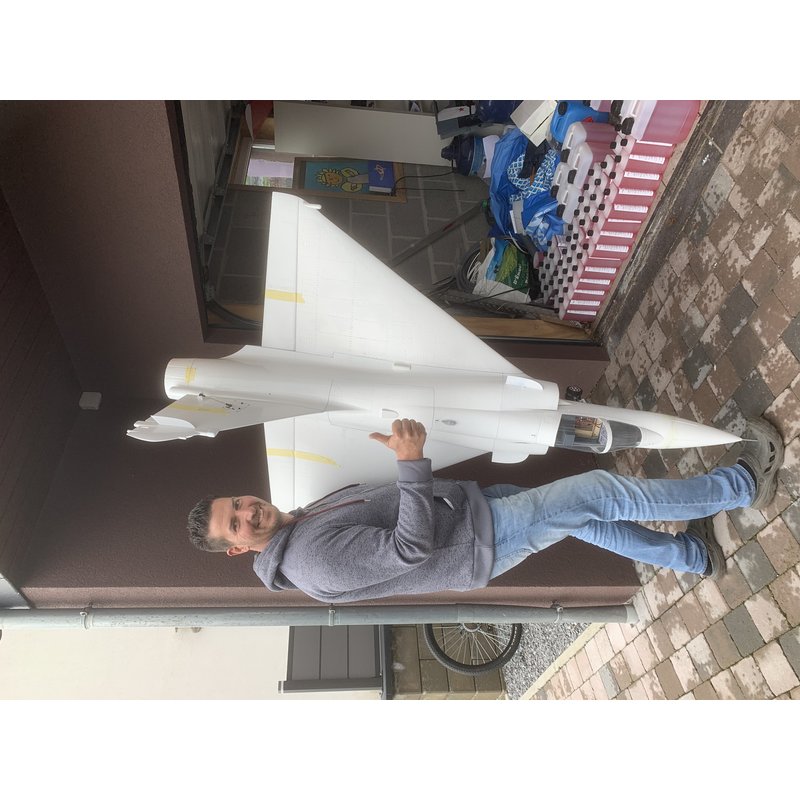 Mirage 2000 C PNP BLACK med  droptankar och missiler - 5