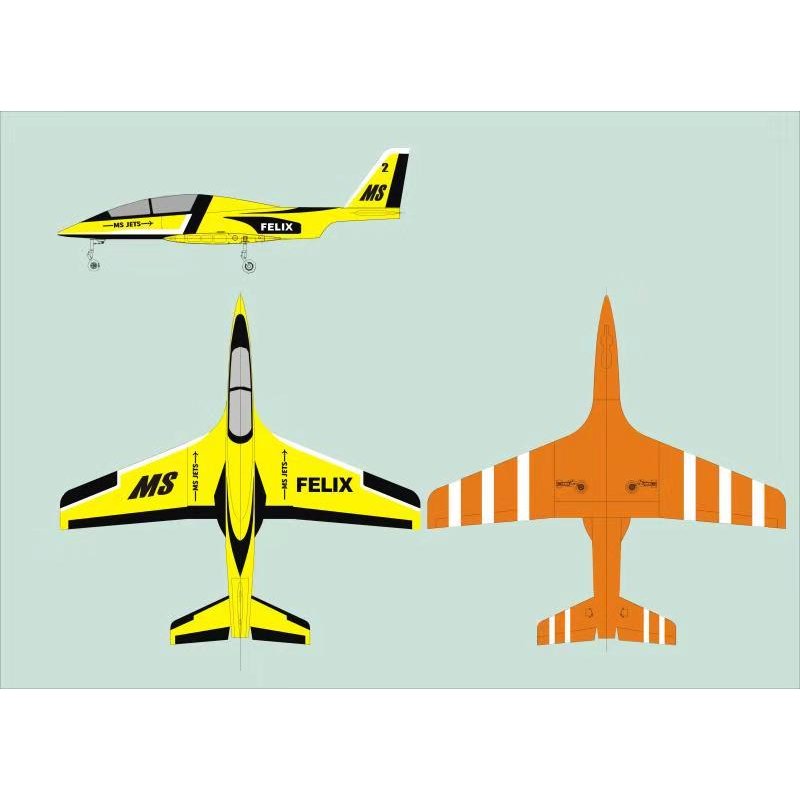 FELIX SportJet Gul  sp: 2200mm - 3