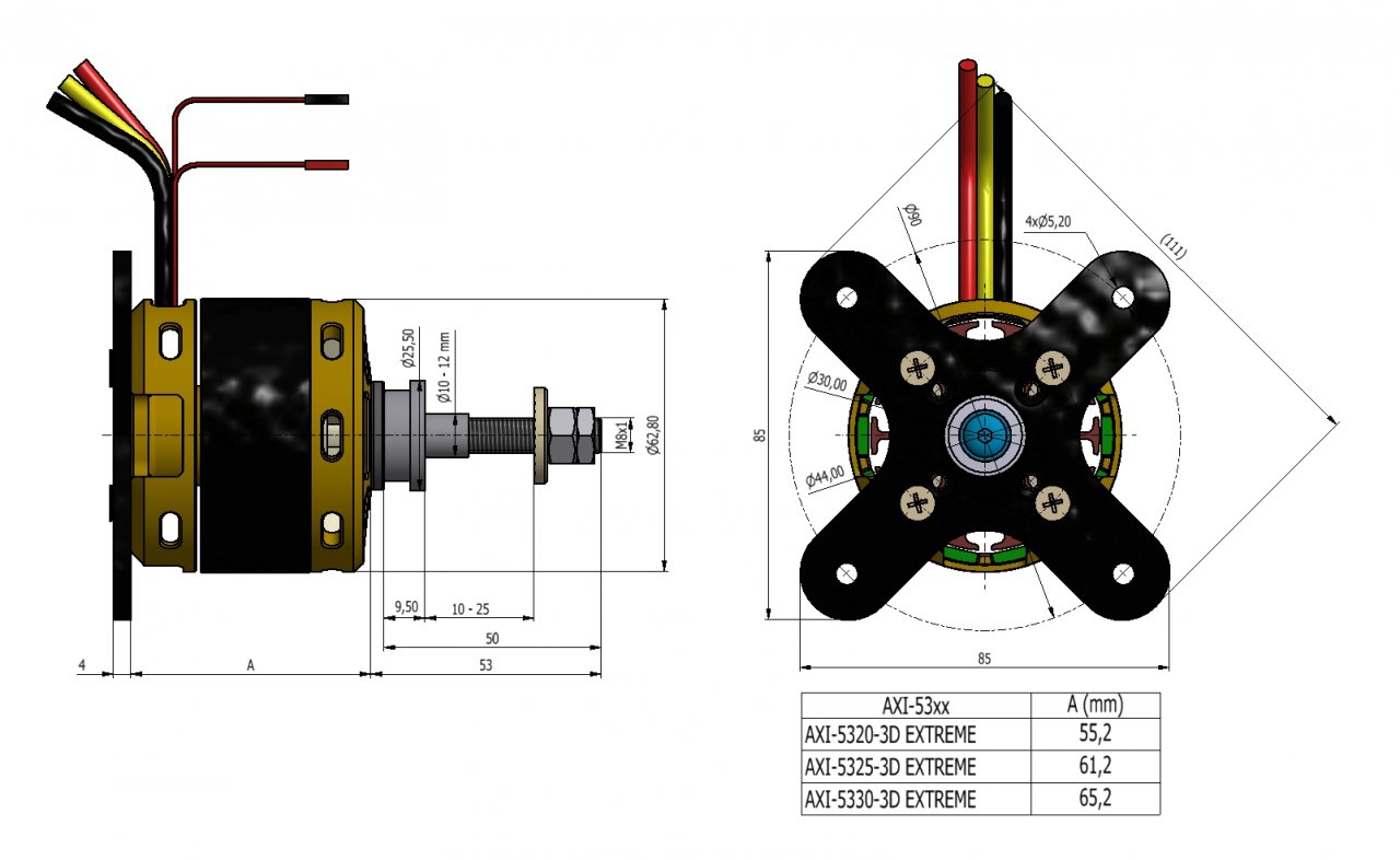 AXI 5330/20 3D EXTREME 235KV V2 brushless - 4