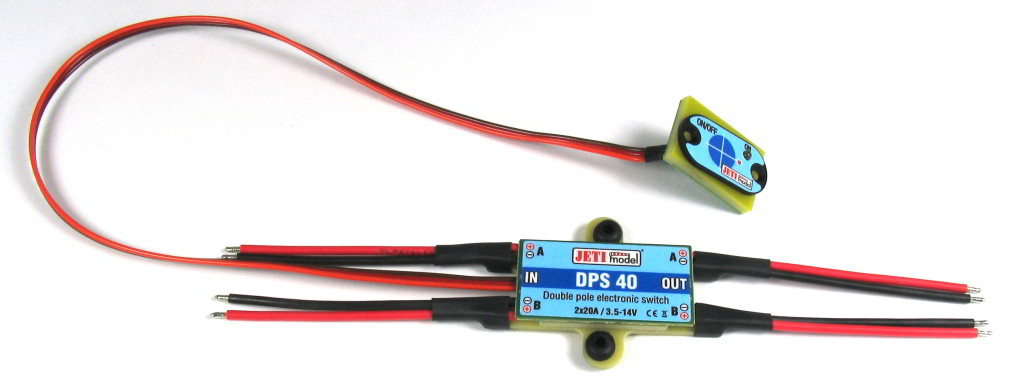 Jeti DPS 40 elektronisk brytare (40A) med magnet styrning - 2