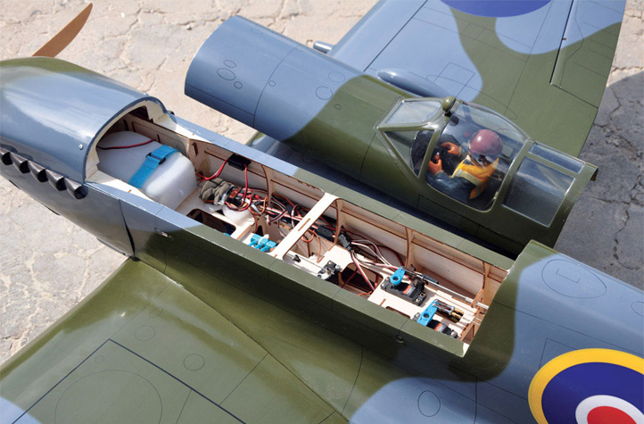 Spitfire MK - 33 CC gas spv 2000mm 30-45 cc motorer - 2
