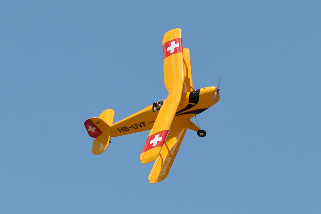 BUCKER BU 131 JUNGMANN 1850mm 20-30cc motor/el ARF BH160 - 5