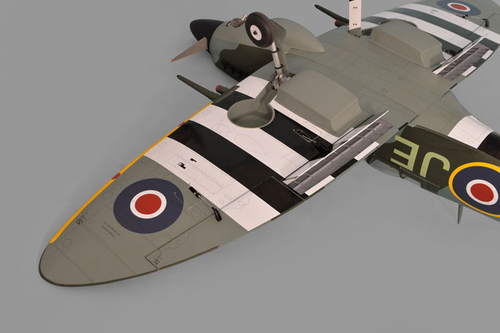 Giant Spitfire 50-61cc ARF spv 2410mm - 9