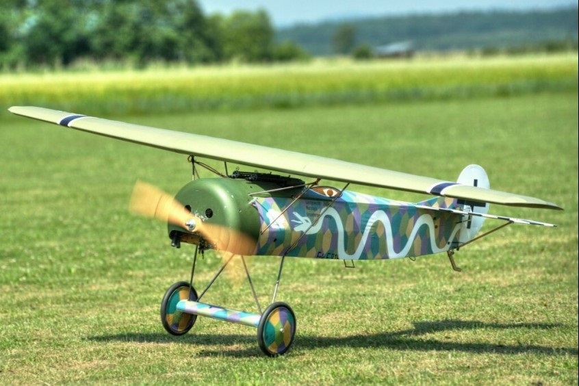 Fokker D. VIII skala 1:4 sp: 2095mm camo ´Snake´´´ - 3