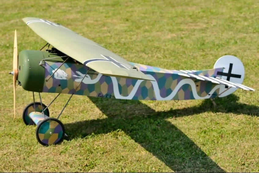 Fokker D. VIII skala 1:4 sp: 2095mm camo ´Snake´´´ - 5