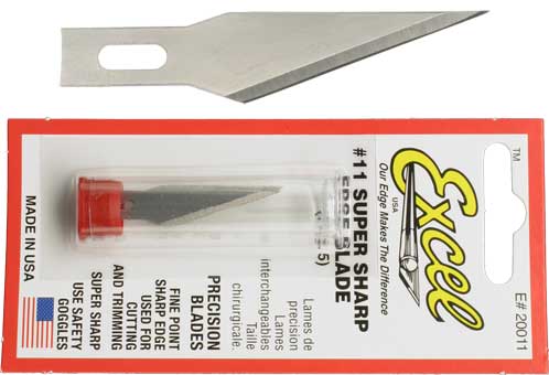 Excel 20011 Super sharp double honed blade 5pcs