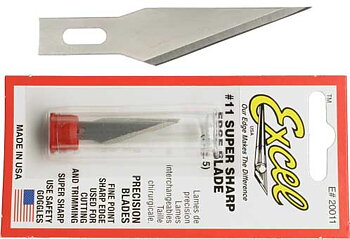 Excel 20011 Super sharp double honed blade 5pcs
