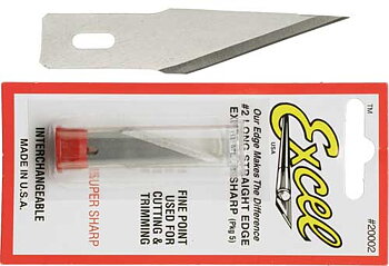 Excel 20002 super sharp straight edge blades 5pcs