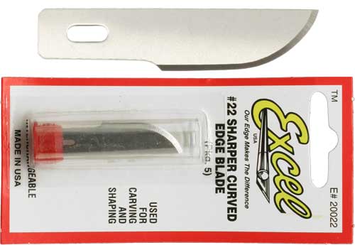 20022 curved edge blades 5pcs - 2