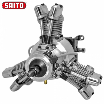 Saito FG 19R3 4-takts 3-cyl Stjärnmotor Bensin