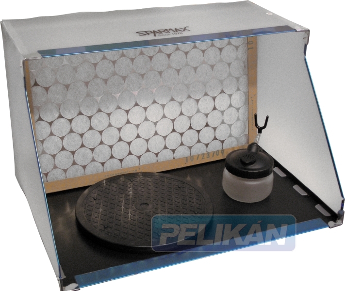 Airbrush BOX med utsug. 523x403x316mm