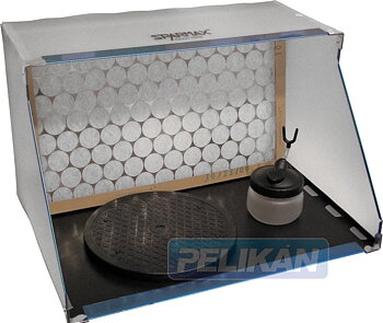 Airbrush BOX med utsug. 523x403x316mm