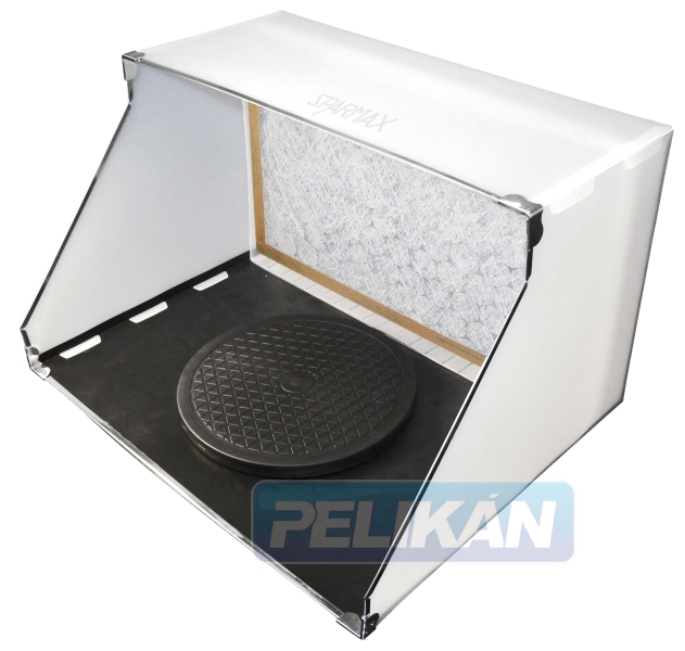 Airbrush BOX med utsug. 523x403x316mm - 2