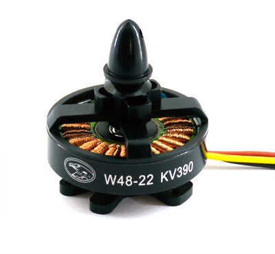 Borstlös elmotor W48-22  390kv vikt ca 100g - 3