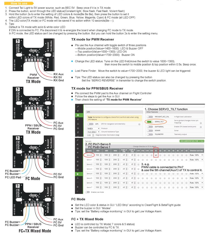 Matek Dual Mode bakljus WS2812B & summer - 4