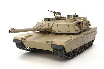 TAMIYA U.S. M1A2 ABRAMS W/OPTION KIT RC 1/16