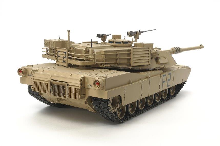 TAMIYA U.S. M1A2 ABRAMS W/OPTION KIT RC 1/16 - 2