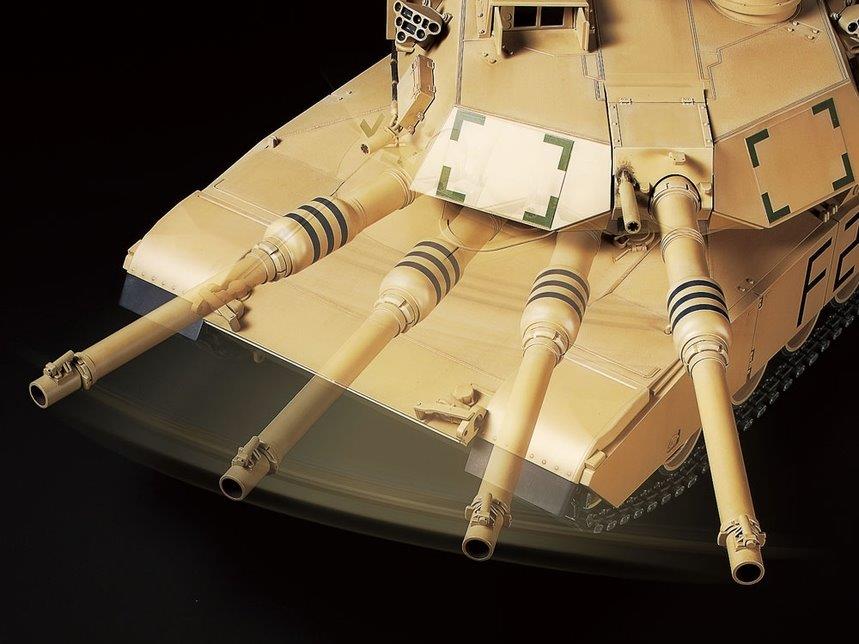 TAMIYA U.S. M1A2 ABRAMS W/OPTION KIT RC 1/16 - 4
