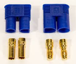 Guldpläterad kontakt EC3 3.5mm / Par